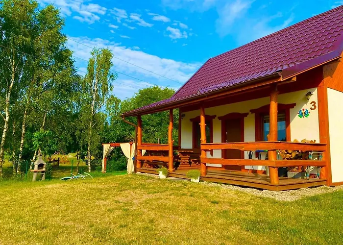 Domki Eden Z Ksiezycowego Drewna Z Balia Z Jakuzzi, Sauna